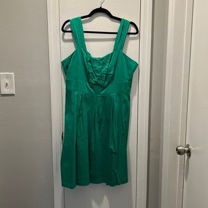 Green cocktail dress